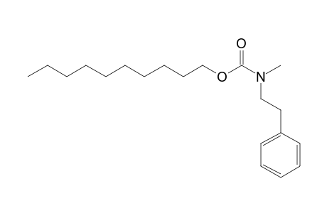 Carbonic acid, monoamide, N-(2-phenylethyl)-N-methyl-, decyl ester