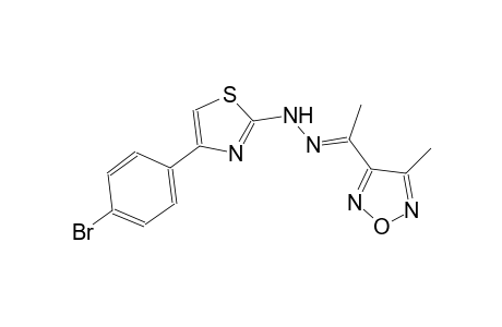 (2E)-4-(4-bromophenyl)-1,3-thiazol-2(3H)-one [(E)-1-(4-methyl-1,2,5-oxadiazol-3-yl)ethylidene]hydrazone