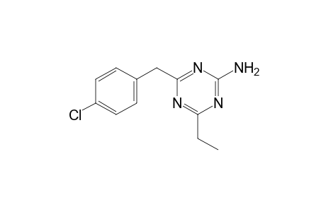 2-amino-4-(p-chlorobenzyl)-6-ethyl-s-triazine
