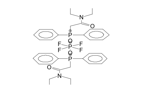 CIS-TETRAFLUOROBIS[DIPHENYL(N,N-DIETHYLCARBAMOYLMETHYL)PHOSPHINOXIDE]PHOSPHONIUM COMPLEX CATION