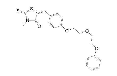 4-thiazolidinone, 3-methyl-5-[[4-[2-(2-phenoxyethoxy)ethoxy]phenyl]methylene]-2-thioxo-, (5E)-