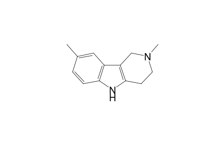 1H-Pyrido(4,3-b)indole, 2,3,4,5-tetrahydro-2,8-dimethyl-