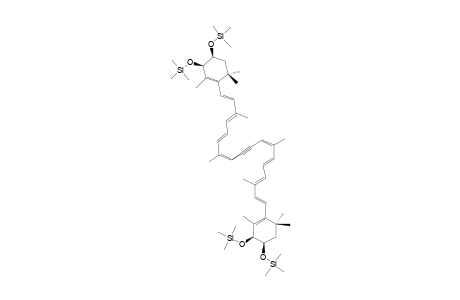 (3S,4R,3'S,4'R)-3,4,3',4'-TETRAKIS-[(TRIMETHYLSILYL)-OXY]-BETA,BETA-CAROTINE