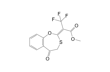 3,3,3-Trifluoro-2-(9-oxo-8,9-dihydro-5-oxa-7-thia-benzocyclohepten-6-ylidene)-propionic acid methyl ester