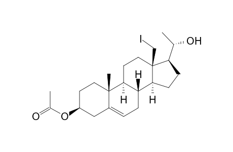 (20R)-18-JODOPREGN-5-ENE-3-BETA,20-DIOL-3-ACETATE