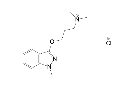 3-[3-(dimethylamino)propoxy]-1-methyl-1H-indazole, hydrochloride