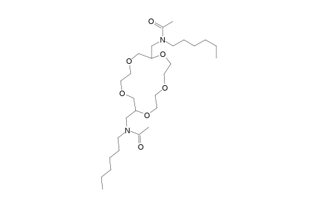 N,N'-Diacetyl-N,N'-dihexyl-1,4,7,10,13-pentaoxacyclopentadecane-2,9-dimethylamine