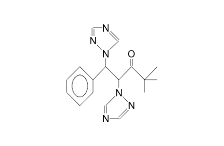 1-Phenyl-4,4-dimethyl-1,2-bis(1,2,4-triazolyl)-3-pentanone