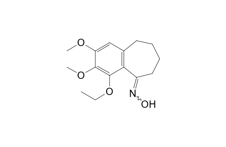 2,3-dimethoxy-4-ethoxy-6,7,8,9-tetrahydro-5H-benzocyclohepten-5-one, oxime