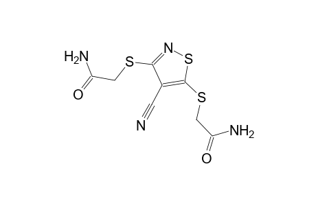 2-({3-[(2-amino-2-oxoethyl)sulfanyl]-4-cyano-5-isothiazolyl}sulfanyl)acetamide