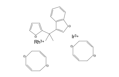 iridium(III) rhodium(III) di(2Z,6Z)-cycloocta-2,6-diene-1,5-diide 3-(2-(cyclopenta-3,5-dien-2-ide-1-yl)propan-2-yl)-1H-inden-1-ide