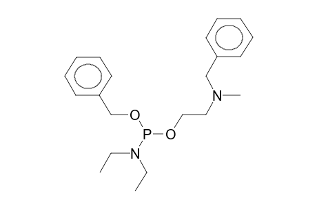 O-(N-METHYL-N-BENZYLAMINOETHYL)-O-BENZYLDIETHYLAMIDOPHOSPHITE