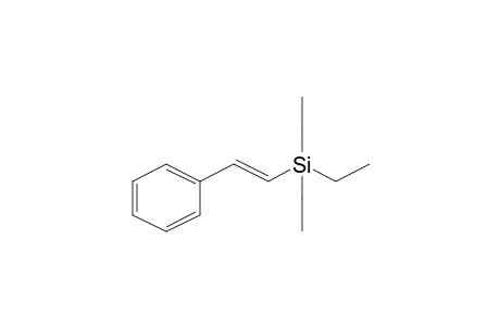 Triethyl[(E)-2-phenylethenyl]silane