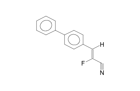 (Z)-1-FLUORO-1-CYANO-2-(4-PHENYLPHENYL)ETHENE