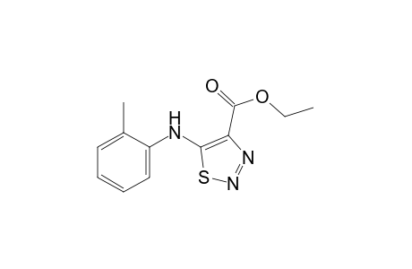 5-(o-toluidino)-1,2,3-thiadiazole-4-carboxylic acid, ethyl ester