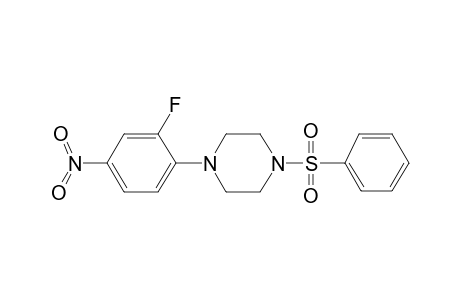 1-(2-Fluoro-4-nitrophenyl)-4-(phenylsulfonyl)piperazine
