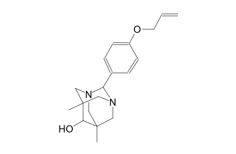 1,3-diazatricyclo[3.3.1.1~3,7~]decan-6-ol, 5,7-dimethyl-2-[4-(2-propenyloxy)phenyl]-