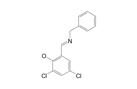 2-(N-benzylformimidoyl)-4,6-dichlorophenol