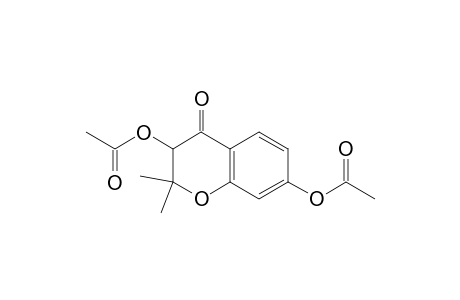 (7-acetoxy-2,2-dimethyl-4-oxo-chroman-3-yl) acetate