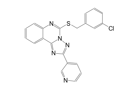 [1,2,4]triazolo[1,5-c]quinazoline, 5-[[(3-chlorophenyl)methyl]thio]-2-(3-pyridinyl)-