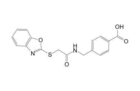 4-({[(1,3-benzoxazol-2-ylsulfanyl)acetyl]amino}methyl)benzoic acid