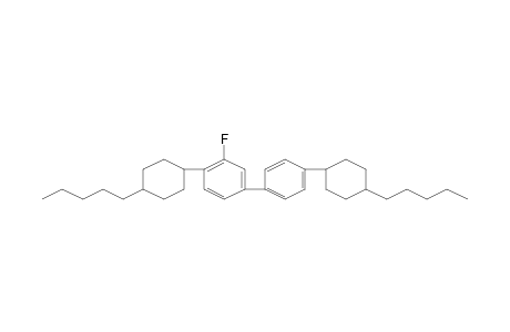 3-Fluoro-4,4'-bis(4-pentylcyclohexyl)-1,1'-biphenyl