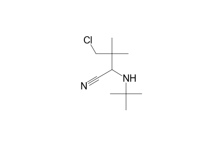 2-(N-tert-Butyl)amino-4-chloro-3,3-dimethyl-butanenitrile