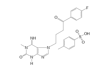 7-[3-(p-fluorobenzoyl)propyl]-1-methylisoguanine, p-toluenesulfonate