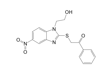 1(2-Hydroxyethyl)-2-benzoylmethylthio-5-nitrobenzimidazole