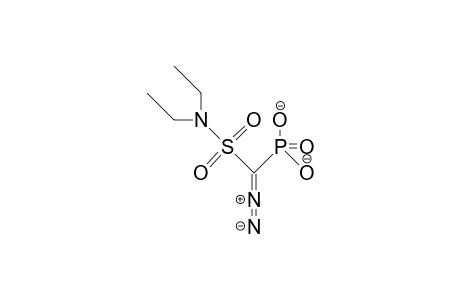 Dimethylsulfamoyl-diazomethyl-phosphonic dication