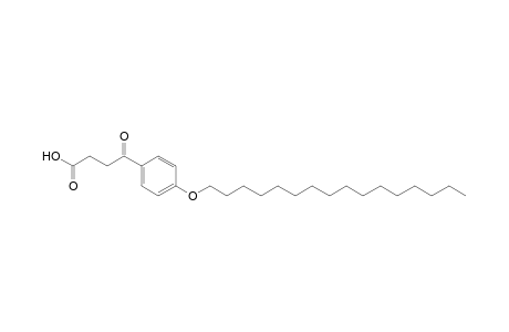 3-[p-(hexadecyloxy)benzoyl]propionic acid