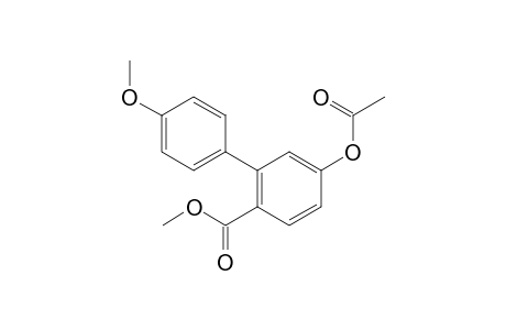 Methyl 5-(Acetyloxy)-4'-methoxybiphenyl-2-carboxylate