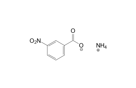 m-nitrobenzoic acid, ammonium salt