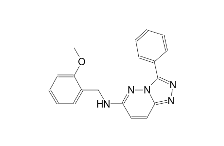 [1,2,4]triazolo[4,3-b]pyridazin-6-amine, N-[(2-methoxyphenyl)methyl]-3-phenyl-