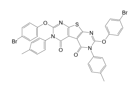 2,7-Di(4-bromophenyloxy)-3,6-di(4-methylphenyl)thieno[2,3-d:5,4-d']dipyrimidine-4,5(3H,6H)-dione