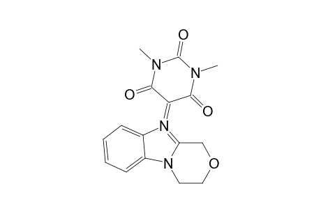 1H-[1,4]Oxazino[4,3-a]benzimidazolium, 3,4-dihydro-, hexahydro-1,3-dimethyl-2,4,6-trioxo-5-pyrimidinylide