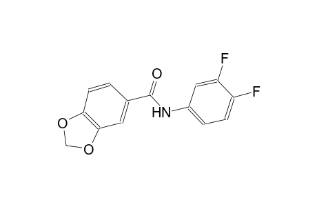 N-(3,4-difluorophenyl)-1,3-benzodioxole-5-carboxamide