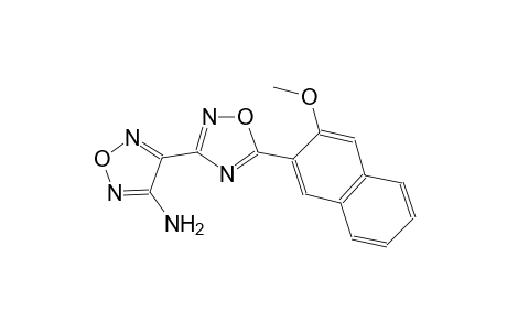 4-[5-(3-methoxy-2-naphthyl)-1,2,4-oxadiazol-3-yl]-1,2,5-oxadiazol-3-amine