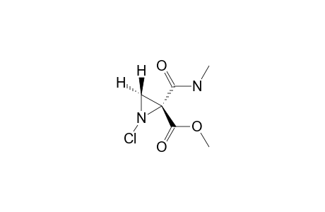 N-CHLORO-2-METHOXYCARBONYL-2-METHYLCARBAMOYLAZIRIDINE