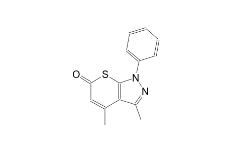 thiopyrano[2,3-c]pyrazol-6(1H)-one, 3,4-dimethyl-1-phenyl-