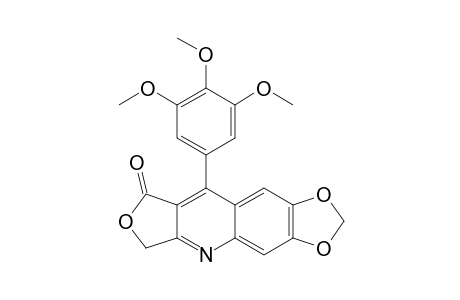 9-(3,4,5-Trimethoxyphenyl)[1,3]dioxolo[4,5-g]furo[3,4-b]quinolin-8(6H)-one