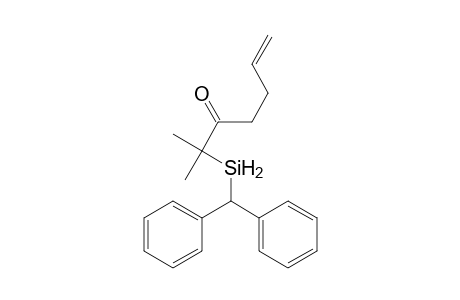 6-Hepten-3-one, 2-methyl-2-(methyldiphenylsilyl)-
