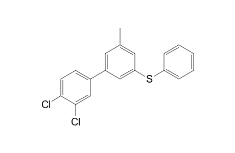 (3',4'-dichloro-5-methylbiphenyl-3-yl)(phenyl)sulfane