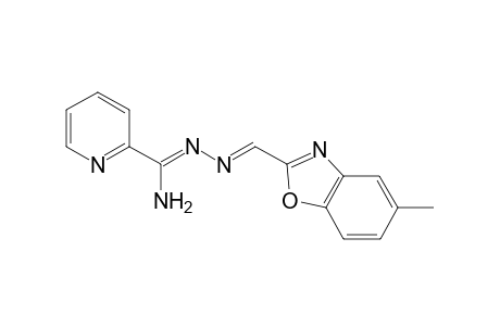 N'-[(E)-(5-methyl-1,3-benzoxazol-2-yl)methyleneamino]picolinamidine