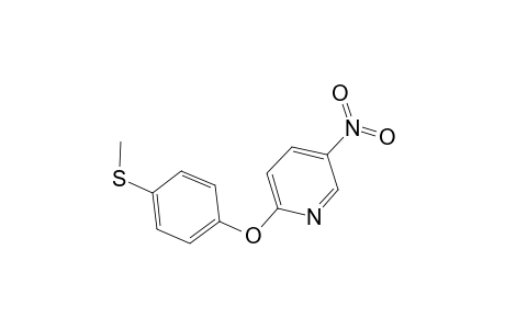 2-[p-(methylthio)phenoxy]-5-nitropyridine