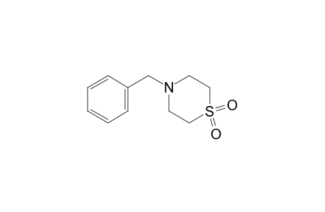 4-benzylthiomorpholine, 1,1-dioxide