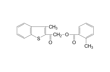 hydroxymethyl 3-methylbenzo[b]thien-2-yl ketone, o-toluate
