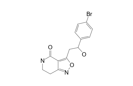 3-[2-HYDROXY-2-(4-BROMOPHENYL)-ETHYL]-4,5,6,7-TETRAHYDRO-ISOXAZOLO-[4,3-C]-PYRIDIN-4-ONE