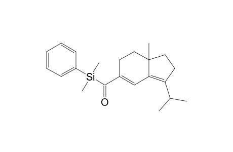 6-METHYL-9-(1-METHYLETHYL)-BICYCLO-[4.3.0]-NONA-2,9-DIENE-1-CARBONYL-(DIMETHYL)-PHENYLSILANE