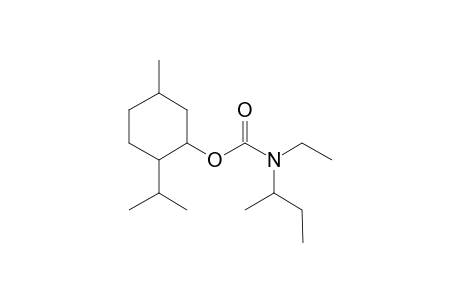 Carbonic acid, monoamide, N-(2-butyl)-N-ethyl-, 1-menthyl ester